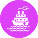 Crucero Barco Mar Icon