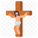 Crucifix Christian Cross Happy Easter Icon