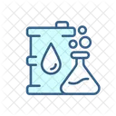 Oil Industry Crude Oil Chemical Analysis 아이콘