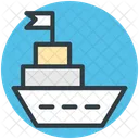 Cruise Ship Liner Icon