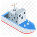 Cruise Voyage Boat Icon