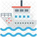 Cruise Boat Vessel Icon