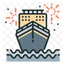Cruise Ship Ferry Icon