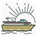 Cruise Voyage Ship Icon