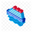 Cruise Ship Sea Icon