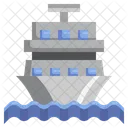 Cruise Ship Yacht Icon