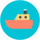 Cruise Merchant Ship Icon