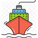 Cruise Ship Boat Icon