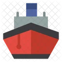 Filled Ship Transport Icon