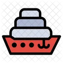 Cruise Liner Vessel Icon