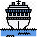 Cruise Ship Water Icon