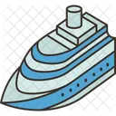 Cruise Ship Vessel Icon