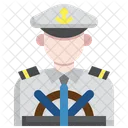 Cruise Captain Captain Sailor Hat Icon