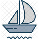 Cruise Chip Boat Travel Yacht Sea Transport Vessel Vacation Transportation Icon