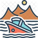 Cruise Itineration Travel Icon