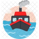 Vacation Ship Travel Icon