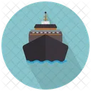 Cruise Front View Cruise Ship Icon