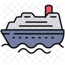 Cruise Ship Travel Icon