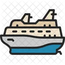 Cruise Ship Vessel Icon