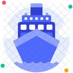 Cruise ship Icon - Download in Flat Style