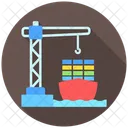 Cruise Ship Sea Freight Ship Icon