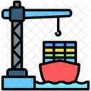 Ship Boat Cargo Icon