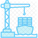 Ship Boat Cargo Icon