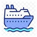 Cruise Ship Passenger Ship Ocean Liner Icon