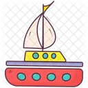 Toy Sailboat Baby Sailboat Ship Icon