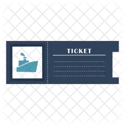 Cruise ticket  Icon
