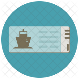 Cruise ticket Icon