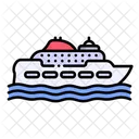 Cruiser Ship Transportation Icon