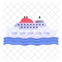 Cruiser Ship Transportation Icon