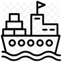 Cruiser Ship Boat Boating Icon