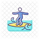 Crumbly Waves Surfing  Icon
