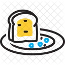 Crumbs Bread Crumb Panko Icon
