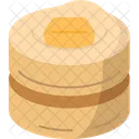 Crumpet Pancake Buttered Icon
