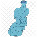 Crumpled plastic bottle  Icon