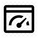 Dashboard Browser Sito Icon