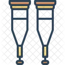 Crutches  Icon