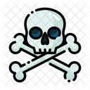 Crossbone Muerte Peligro Icono