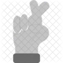 Cruza los dedos  Icono