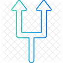 Intersecção de 3 vias  Ícone