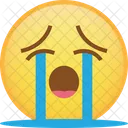 Cry Sob Emoji Icon