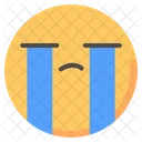 Cry Crying Emot Icon