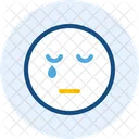 Cry Emoji Expression Icon