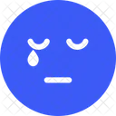Cry Emoji Expression Icon