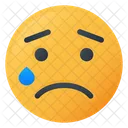Cry Face Emoji Icon