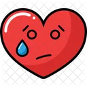 Set Heart Icon Emogi Emotion Icon