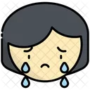Cry Emoji Face Icon